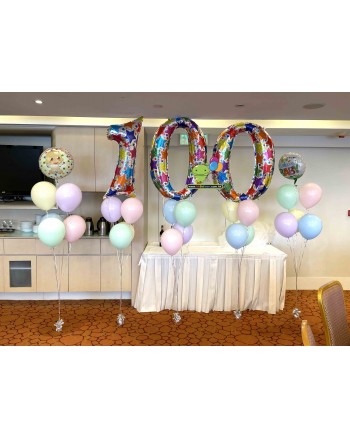 "Happy 100 Days" Number Sets